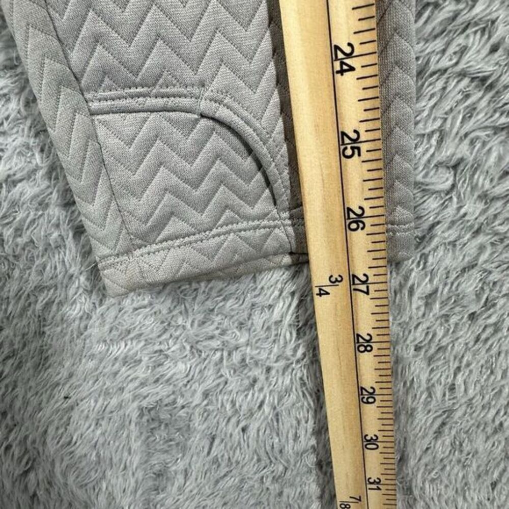 Adidas Golf Textured Layer Jacket Women's Full Zip Gray Chevron Design XL - Picture 6 of 7